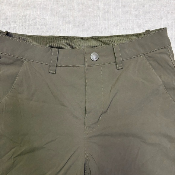 3/$30 North Face Boy Large 14-16 Forest Green Nylon Fast Dry Short Summer Spring - Picture 3 of 6